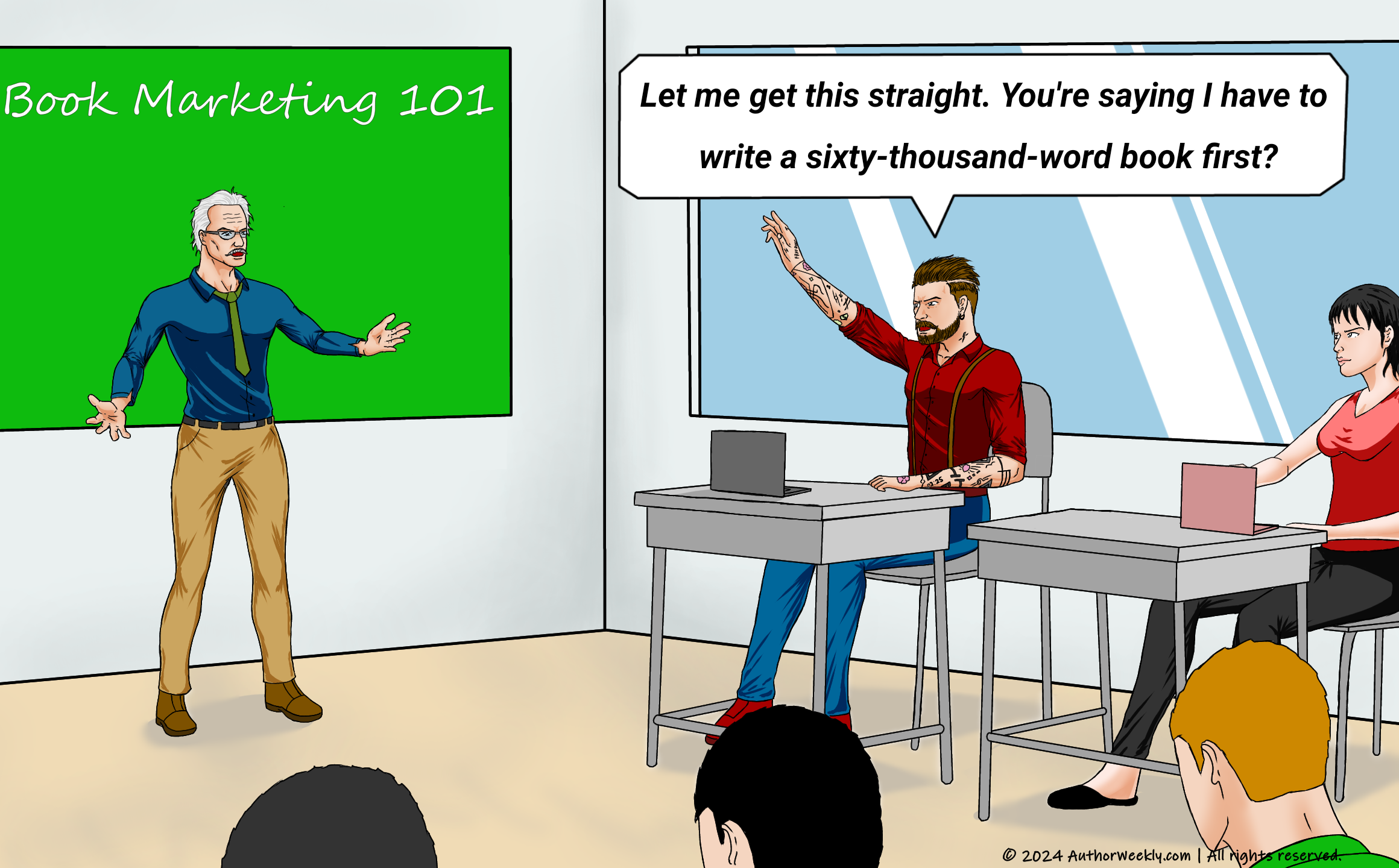 Book Marketing Comic